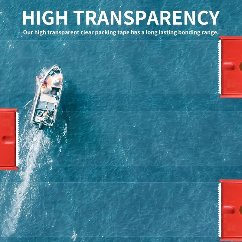 7 Rolls of 71.32 meter of Heavy Duty Clear Tape - Waterproof and Firm Seal for Packing and Moving - Polypropylene Carton Sealing Tape for Home, Office, Commercial Use