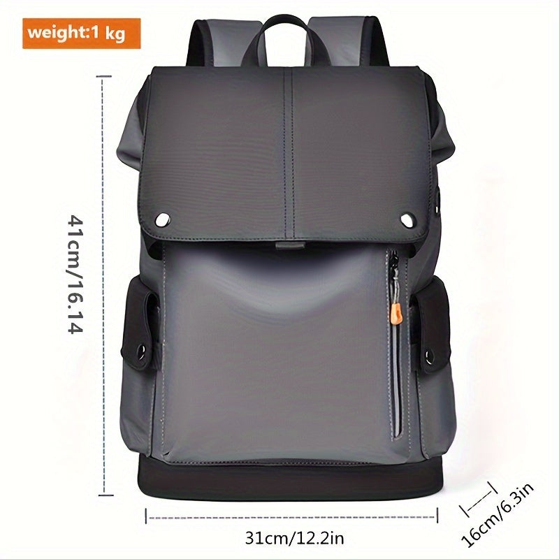 1pc Large Capacity Travel Backpack, Simple Trendy Backpack, Casual Fashion Backpack