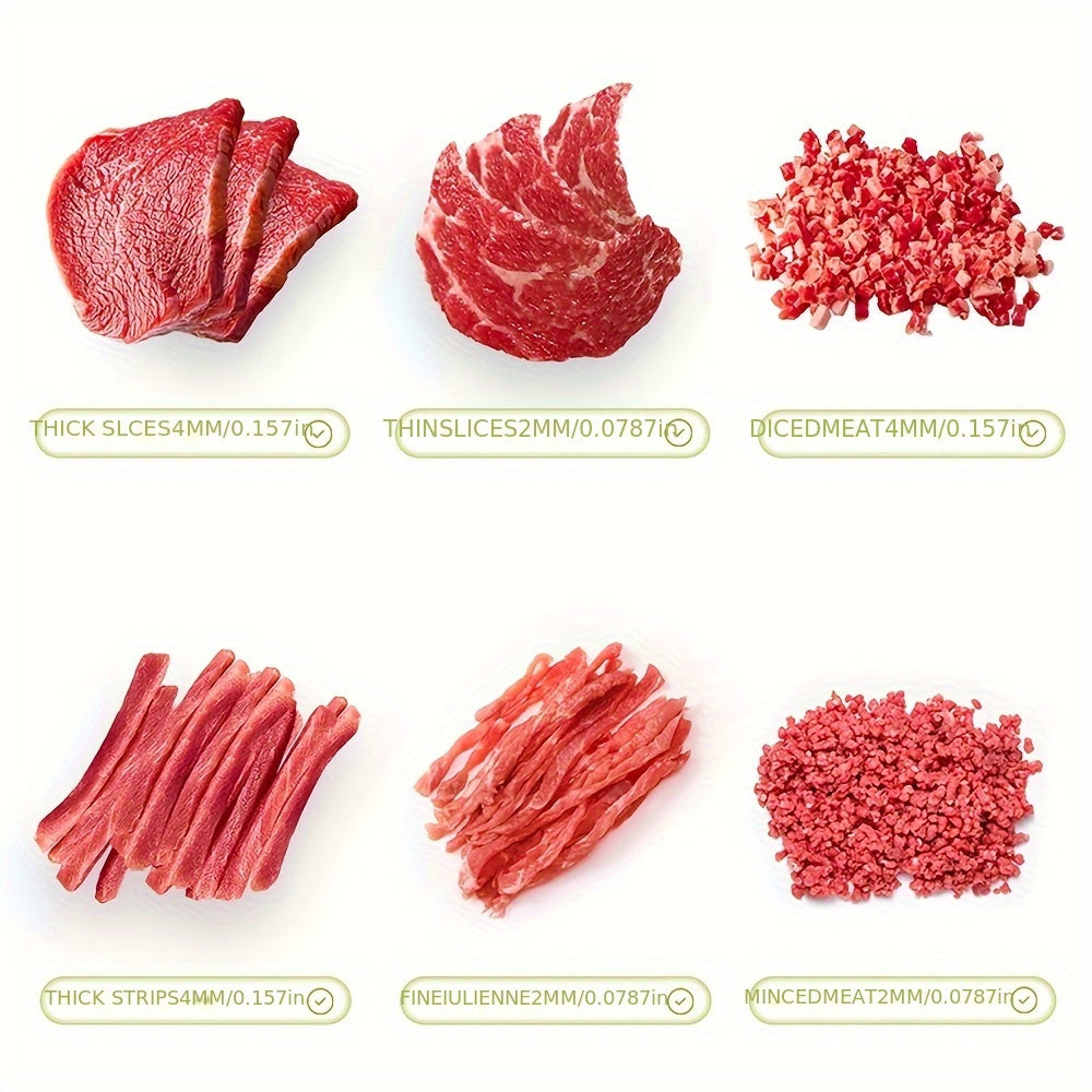 Manual Meat Grinder Set, ABS Kitchen Meat Cutter, Suitable for Beef, Salmon, Lamb, Vegetables, No Charging Required, Battery-Free, Suitable for Cooking, Grilling, Hot Dishes