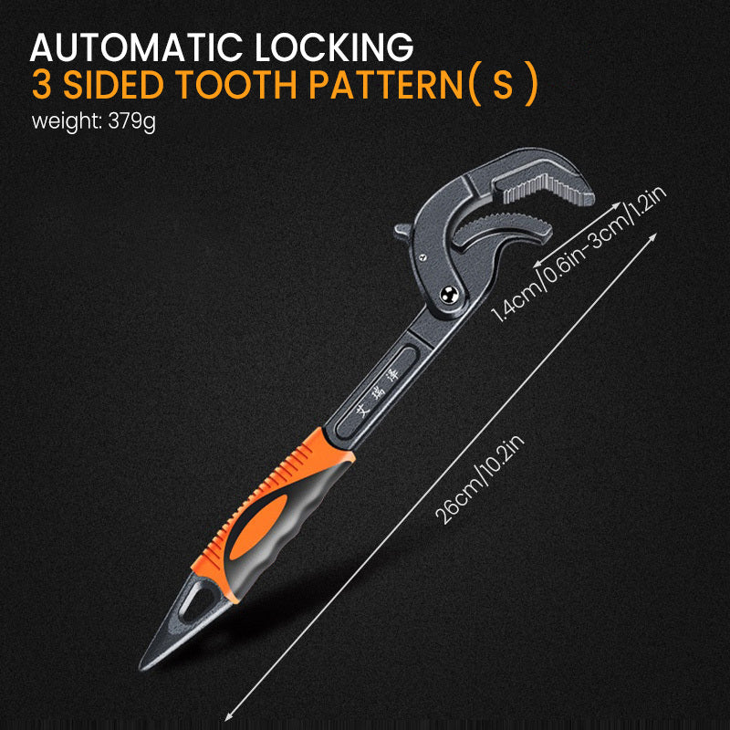 Universal Wrench Multifunctional Opening Wrench Adjustable Ratchet Spanner Hand Repair Tools