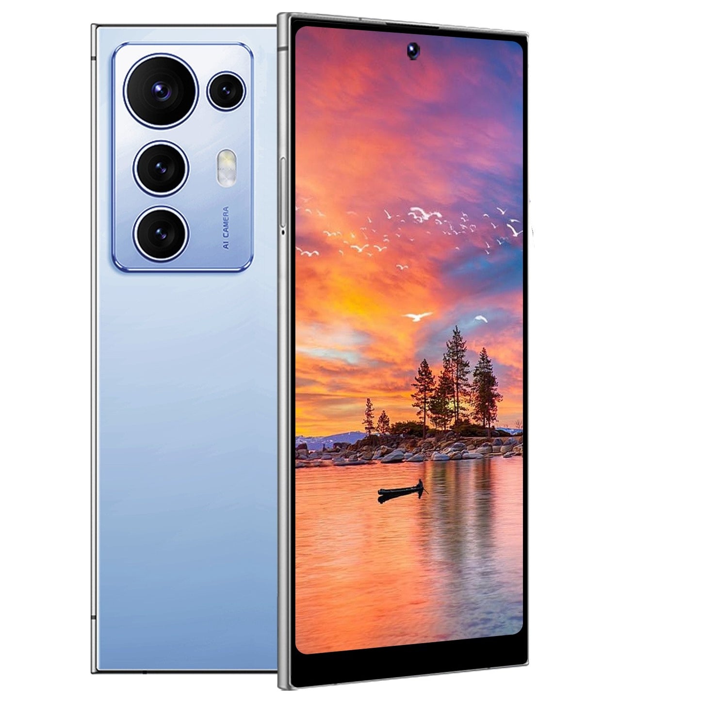UMW S25 Ultra Latest 2025 6.8" Unlocked Android 5G Phone with Large Screen - 12GB+512GB, 8GB+256GB/13MP+50MP Camera, USB Type-C Charging, Dual SIM Slot, Built-in Pen, Draw Beautiful Patterns Anytime, Anywhere