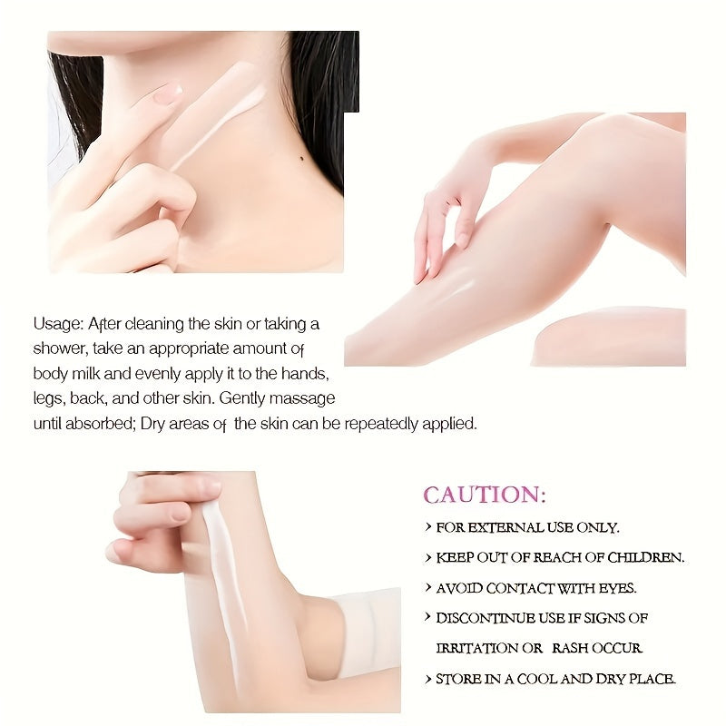 Niacinamide body lotion 250g, containing niacinamide, hyaluronic acid, calendula, can moisturize Light Beige. The ingredients are mild and suitable for all Light Beige types