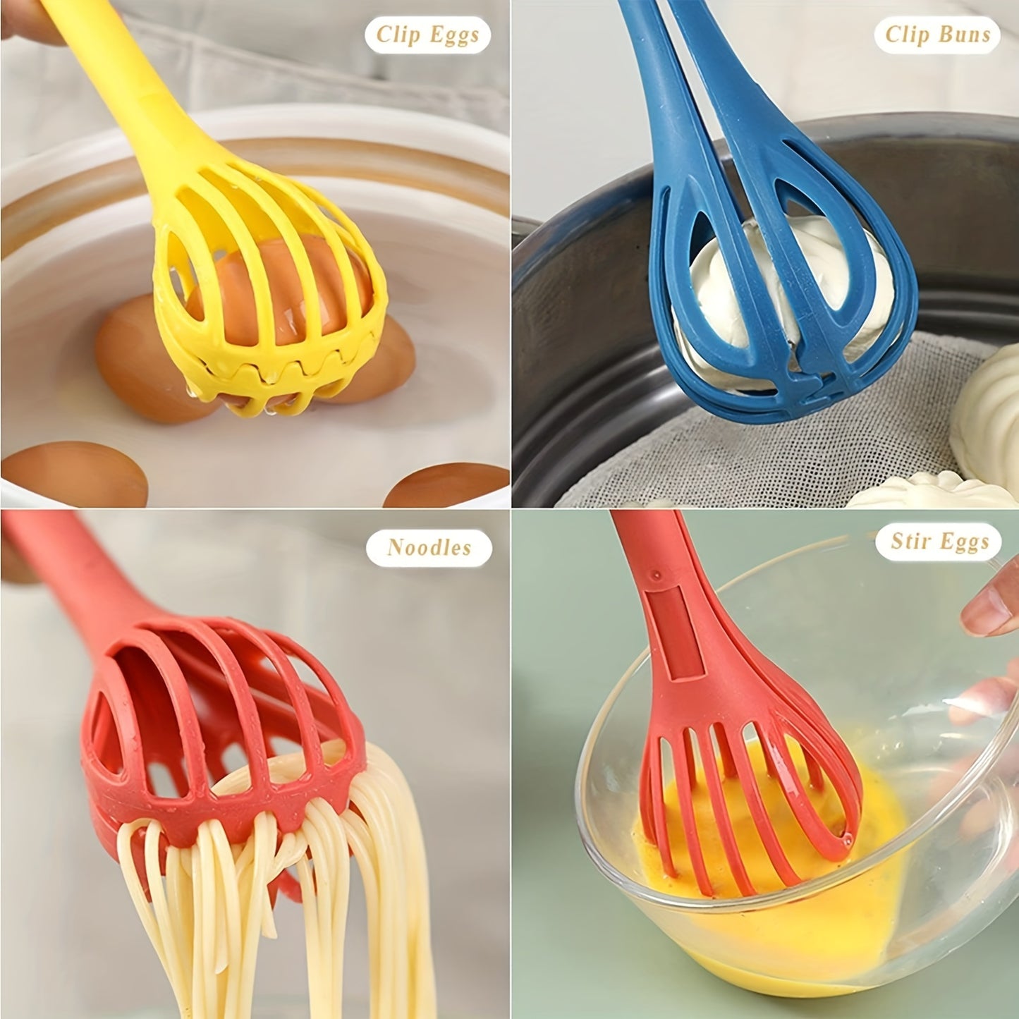 1pc, 5.08 Cm 1 Food Egg Whisk, Multi Function Egg Beater, Bread Clip Manual Blender, Baking Household Tools, Household Supplies, Baking Tools, Quickly Mixing Eggs Supplies, Kitchen Accessories, Kitchen Appliances, Kitchen Gad