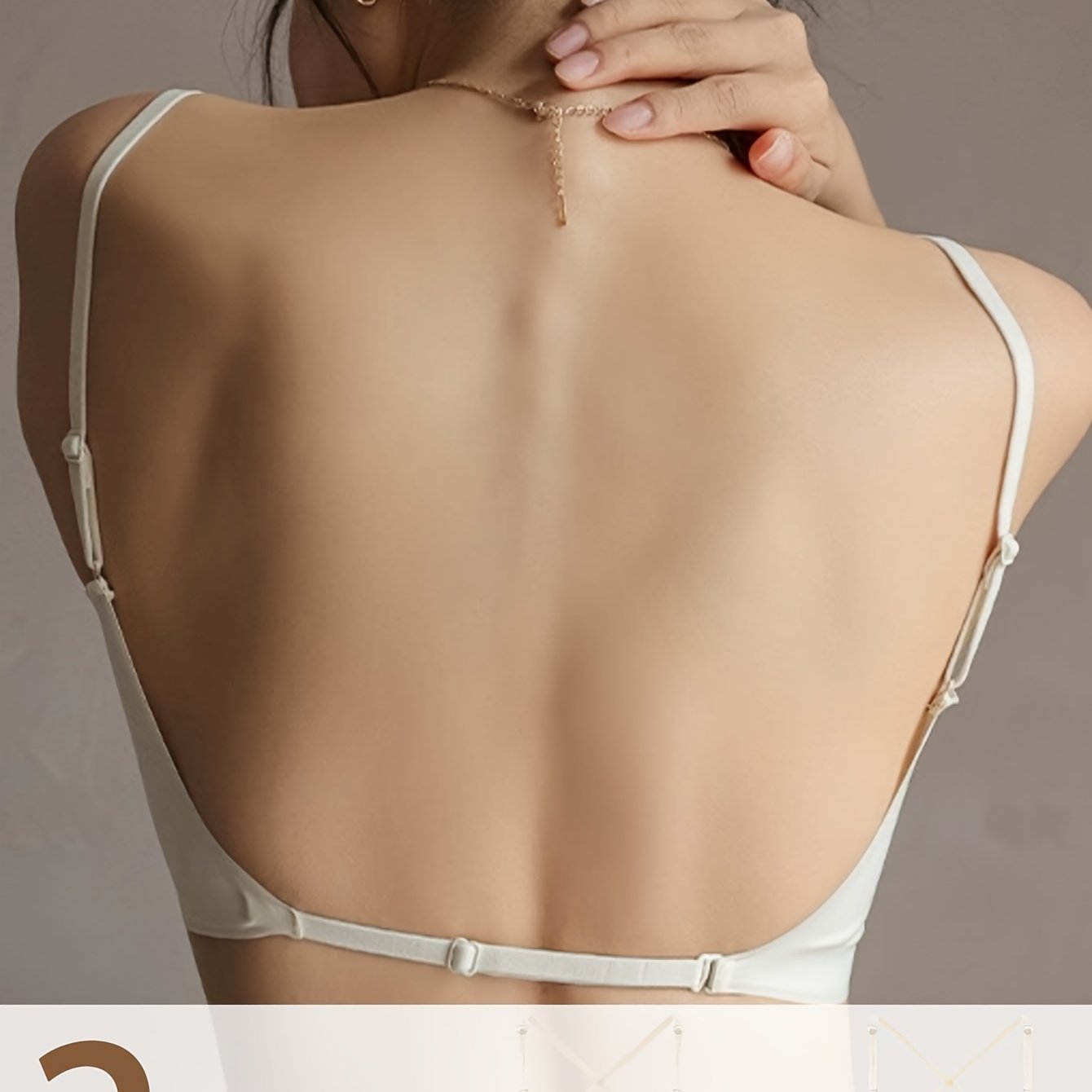 2pcs Seamless U-Backless Sports Bra Set, Breathable Comfortable Crop Top With Adjustable Straps For Yoga And Fitness