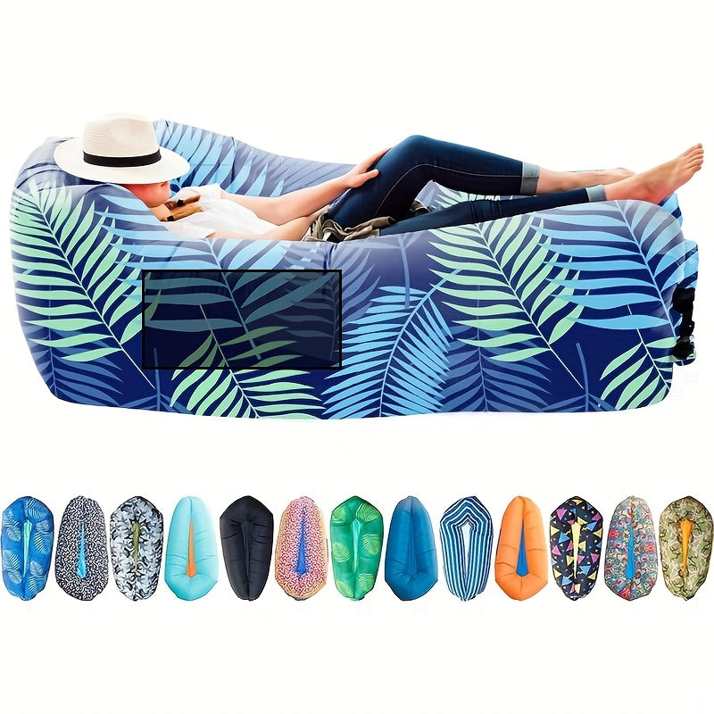 Couch Cool Inflatable Chair. Upgrade Your Camping Accessories. Easy Setup is Perfect for Hiking Gear, Beach Chair and Music Festivals.