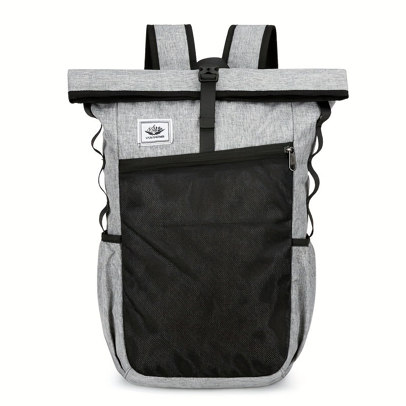 1pc Portable Multi-functional Sports Backpack, Foldable Lightweight Storage Bag for Men Women Outdoor Camping Hiking Travel Riding
