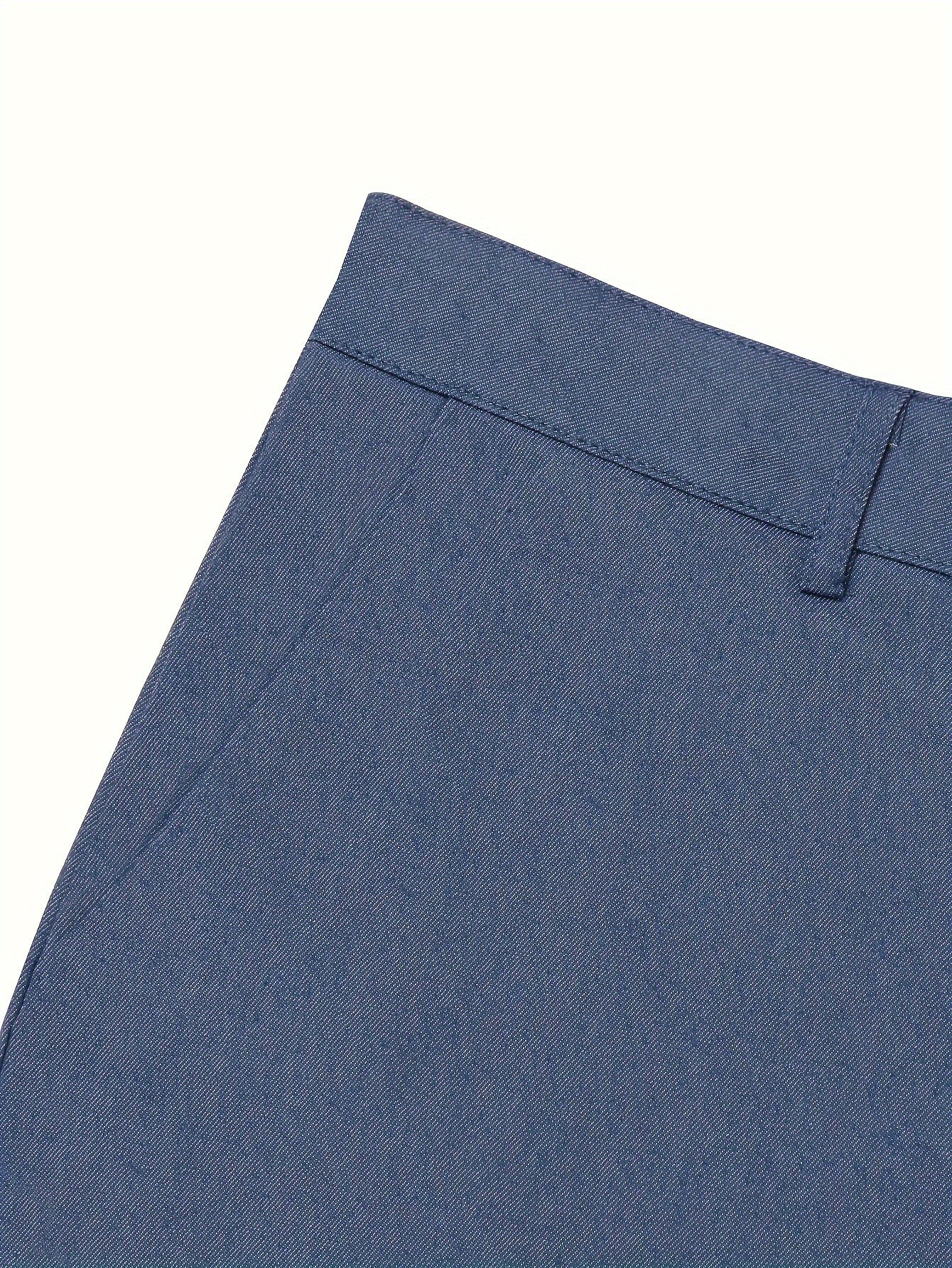 Classic Design Dress Pants, Men's Formal Solid Color Slightly Stretch Elegant Dress Pants For Spring Summer Business Banquet Dinner, Old Money Style