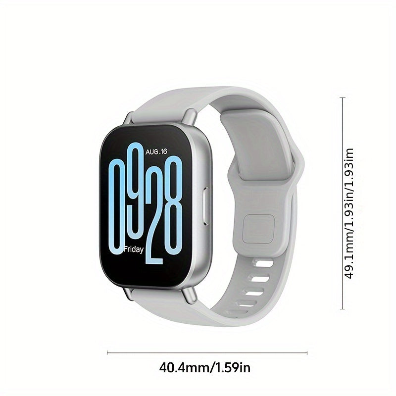 Xiaomi Redmi Watch 5 Active - 5.08cm LCD Display, Wireless 5.3, 470mAh Long Battery Life, Camera Control, Alexa Voice Assistant, USB Charging, Black TPU Band, Sleek Smartwatch | Highresolution Screen