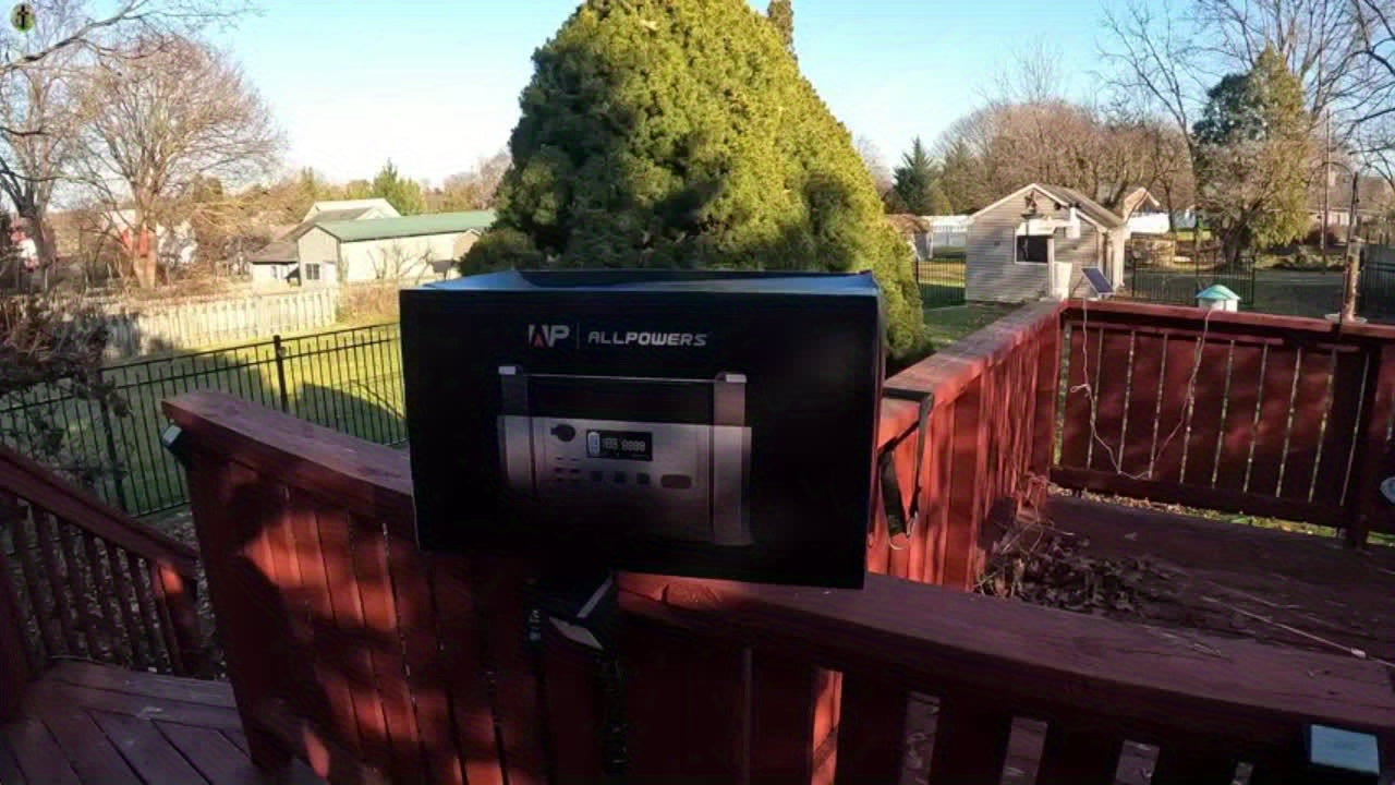 ALLPOWERS S2000 Pro Solar Power Station With SP033 Panel Included, 2400W MPPT Portable Power Station With 1pc 200W Foldable Solar Panel, Solar Backup Power For RV Van House Outdoor Camping