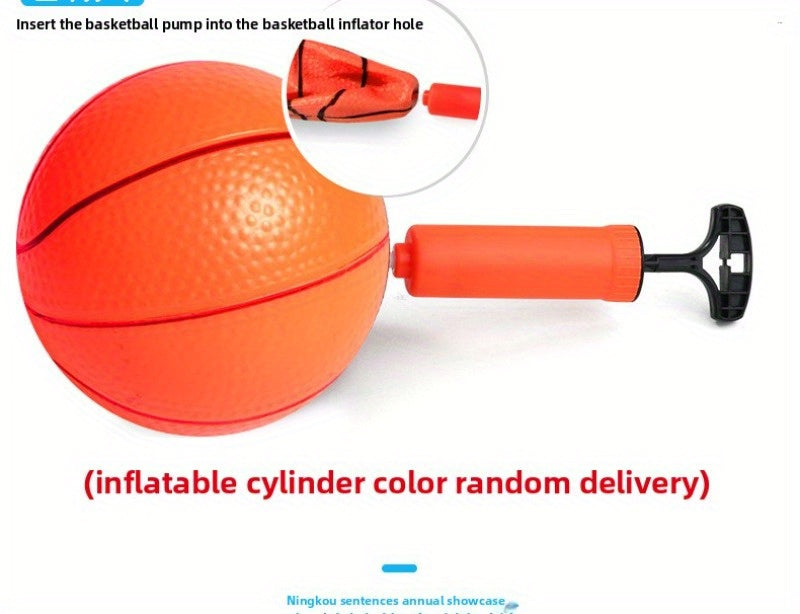 Kids Arcade Basketball Hoop with 3 Balls, Indoor Outdoor Single Shot Basketball Game, Carnival Games Sport Toys Gifts for Boys Girls Ages 3-8 Years Old, Ideal for Competition, Pump Included