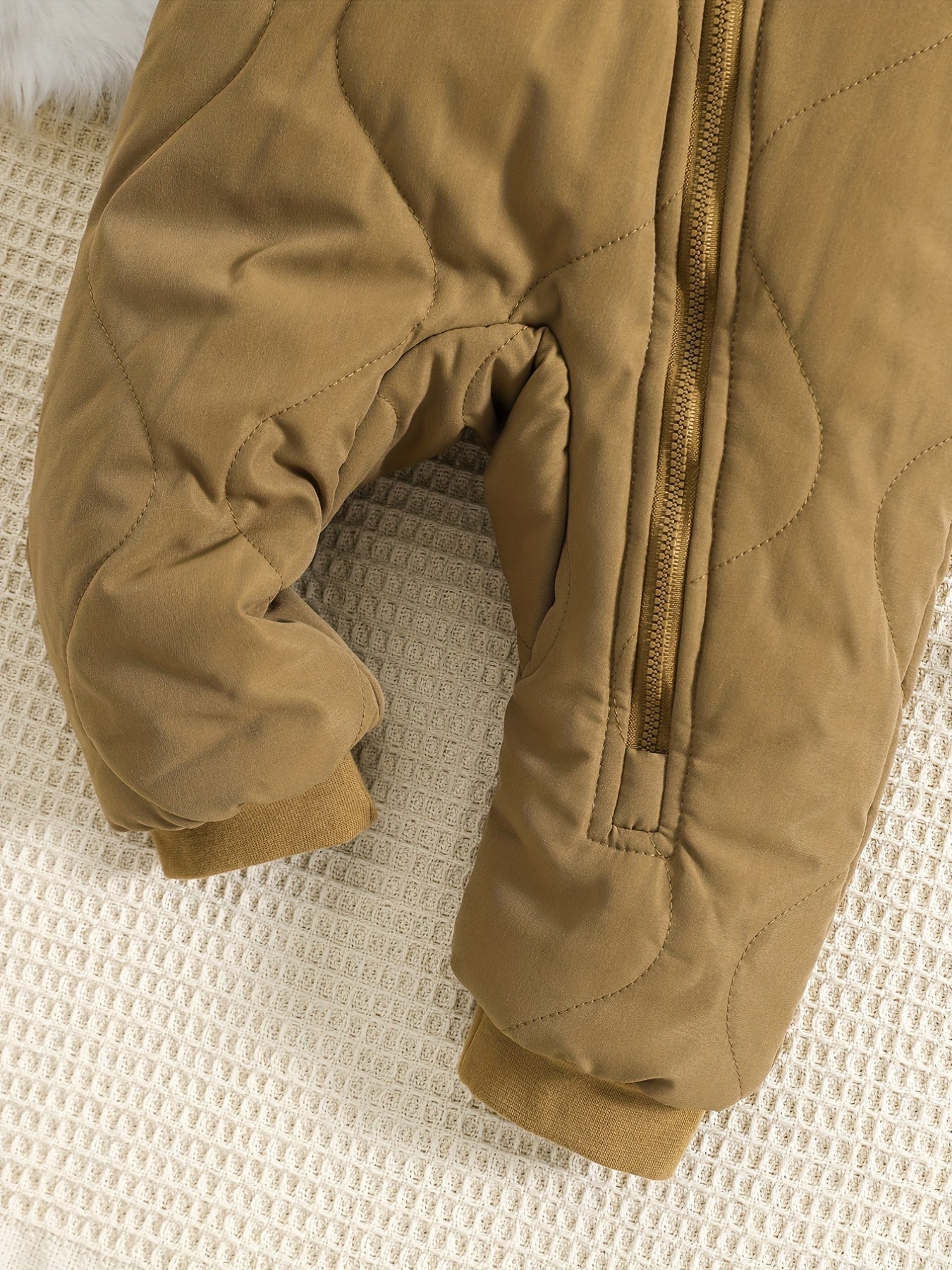 Infant Hooded Thick Romper Long Sleeve Zipper Thermal Jumpsuit, Babies & Kids Coat