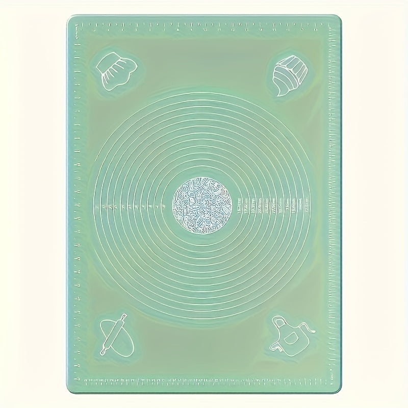 Extra-Thick Silicone Pastry Mat 50.04x39.88cm - BPA-Free, Non-Stick & Slip-Resistant for Baking, Pizza & Cake Dough - Ideal Kitchen Gadget