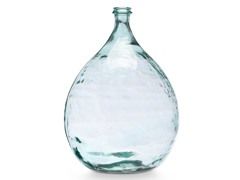 Teardrop Recycled Glass Vase 44cm Height 14L Capacity