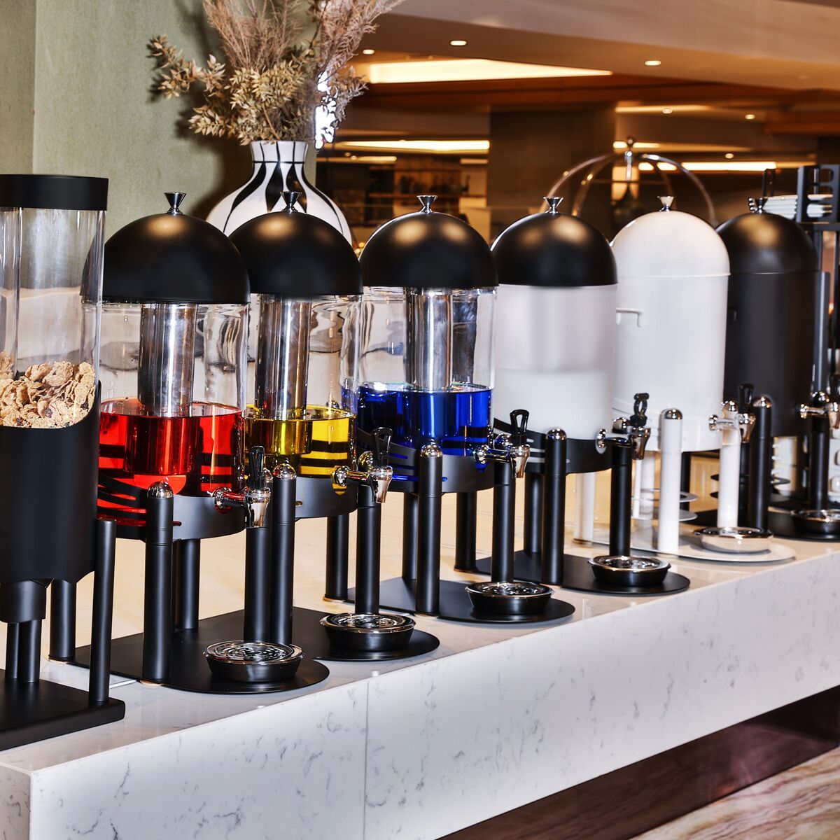 GGM Gastro Carlo Series Milk Dispenser 7L Black Stainless Steel