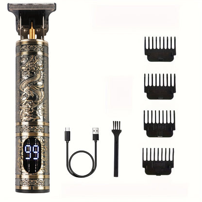 T9 Electric Hair Clipper Hair Cutting Machine Professional Men's Electric Shaver USB Rechargeable Barber Trimmer For Men Holiday Gift
