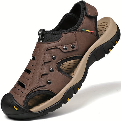 Sandálias pretas, castanhas e cinzentas para mulher - Chinelos de caminhada de verão com fecho ajustável, sola de borracha e material superior confortável para uso casual ao ar livre, sandálias com tiras.