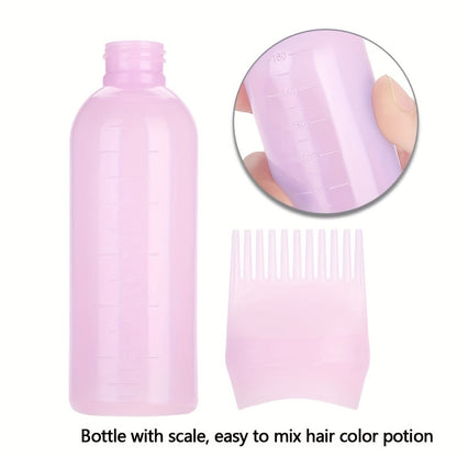 120ml Hair Dyeing Bottle with Comb Shampoo and Applicator Tool - Easy and Precise Hair Color Application
