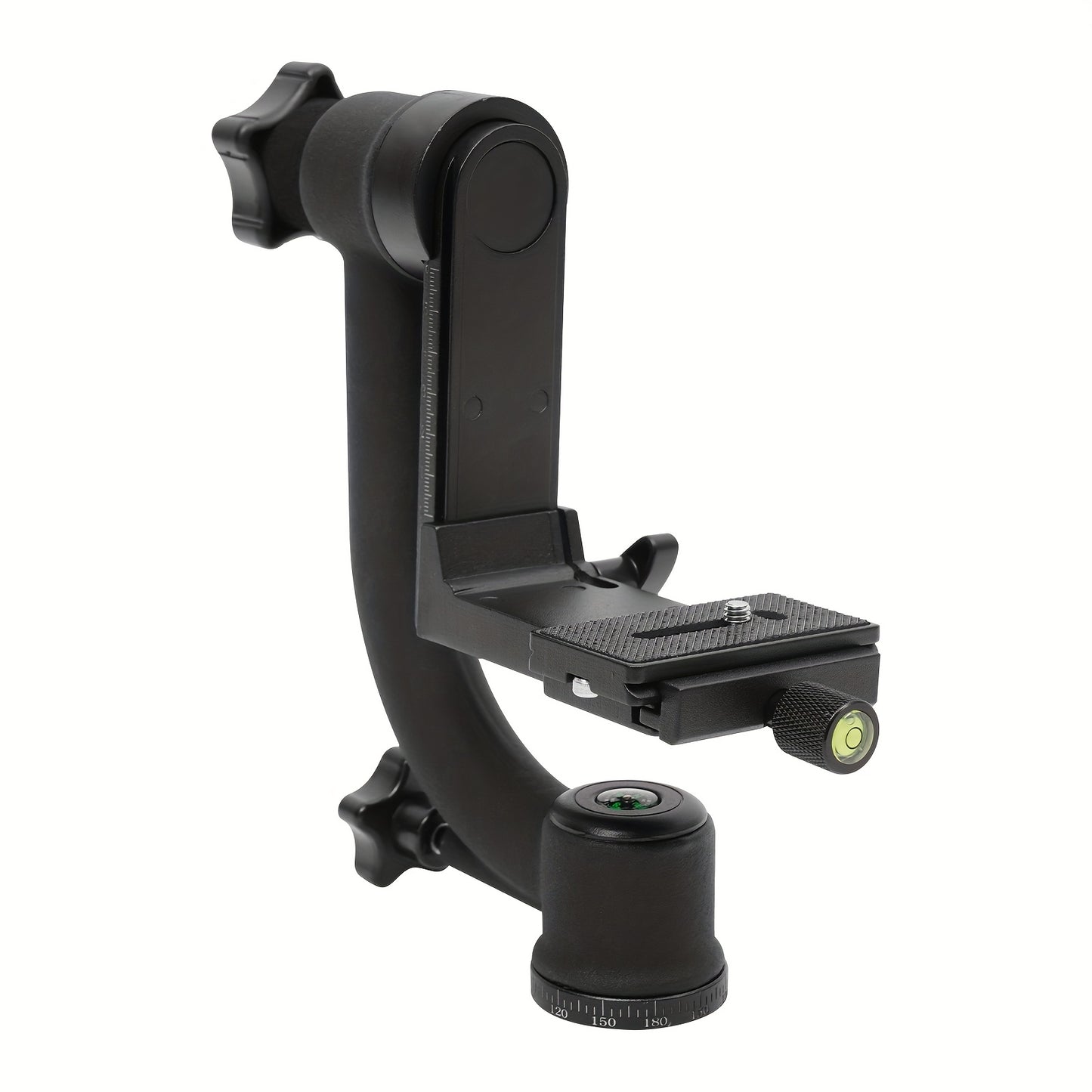 360 Degree Panoramic Gimbal Tripod Head, Panoramic Boom Cradle Head, Panoramic Gimbal Tripod Head, Wideangle Shooting, Panoramic Photography, Smooth Rotation, Adjustable Head, Precision Engineering, Lightweight Material, Vide