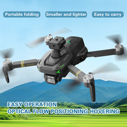 Drone Quadricóptero GD95 (1 unidade), Dobrável - Fácil de Transportar, Câmara Dupla SD HD - Estabilização de Imagem, com Função de Voo Estacionário por Fluxo de Luz e Desvio de Obstáculos, Presente de Aniversário - Presente de Natal