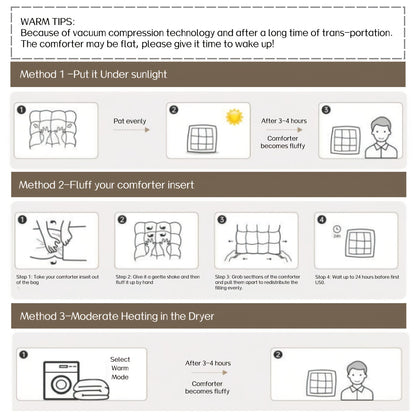 Cozy French-Style Plaid Quilted Comforter - Soft, Warm & Machine Washable for All Seasons