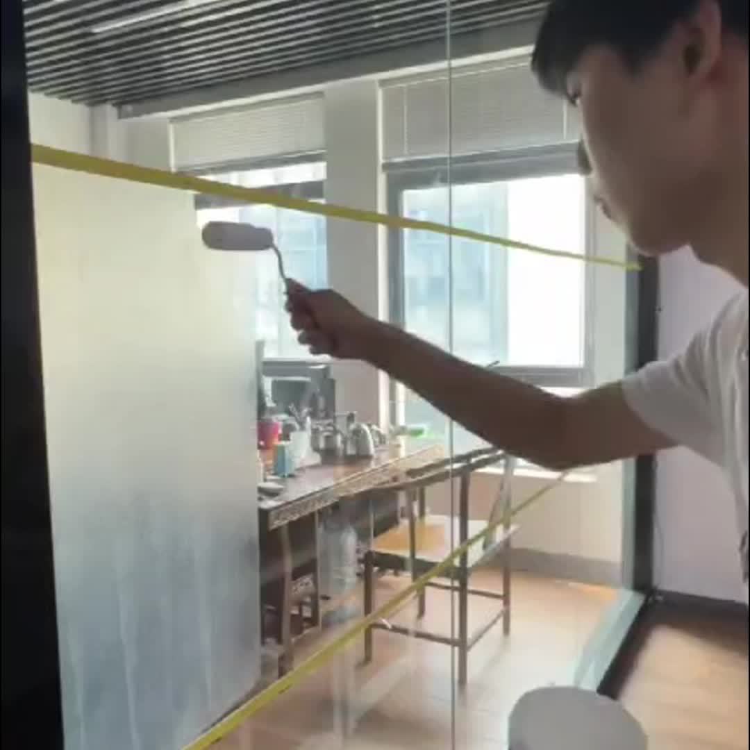300/500g Matte Frosted Glass Paint - Waterproof, Privacy-Proof, Quick-Drying, Easy to Apply. Suitable for Bathroom and Window Glass, This Special Frosted Film Protects Privacy with a Blurred Effect, Water-Resistant Coating, B