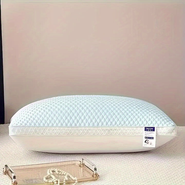 2pcs Cooling Breathable Cold Doudu Ice Pillows for Neck Support - Ergonomic Design, 100% Polyester, All-Season Use, Hand Wash Only, Home &amp; Hotel Bedding Essentials, Neck Pillow for Sleeping, Sleek Pillow Design, Polyester Fil