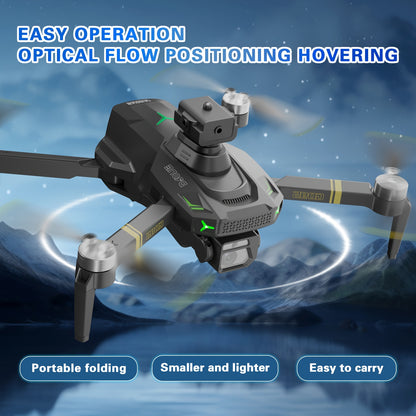 GD95 Quadcopter Drone, Foldable Drone, Drone with 480P Camera, with Gesture Selfie/altitude Hold/one-button Start/with Optical Flow Hovering Function, A Gift for Lovers/family/friends