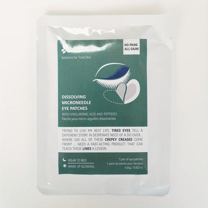 Hyaluronic Acid Soluble Dissolving 0.28mm Microneedle Under Eye Patches
