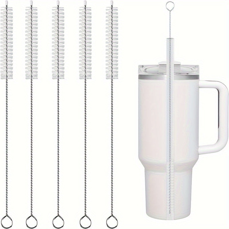 5pcs, Cleaning Brush, Straw Cleaner For Stanley, Straw Cleaner Brush For Stanley Mug 40/30/20 Oz, Straw Cleaning Brush For Stanley Mug 40 Oz, Straw Cleaning Brush, Cleaning Tools Kitchen Accessories