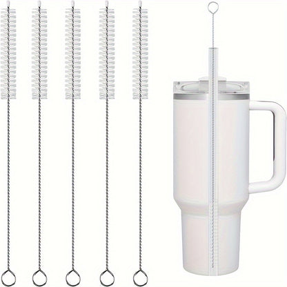 5pcs, Cleaning Brush, Straw Cleaner For Stanley, Straw Cleaner Brush For Stanley Mug 40/30/20 Oz, Straw Cleaning Brush For Stanley Mug 40 Oz, Straw Cleaning Brush, Cleaning Tools Kitchen Accessories