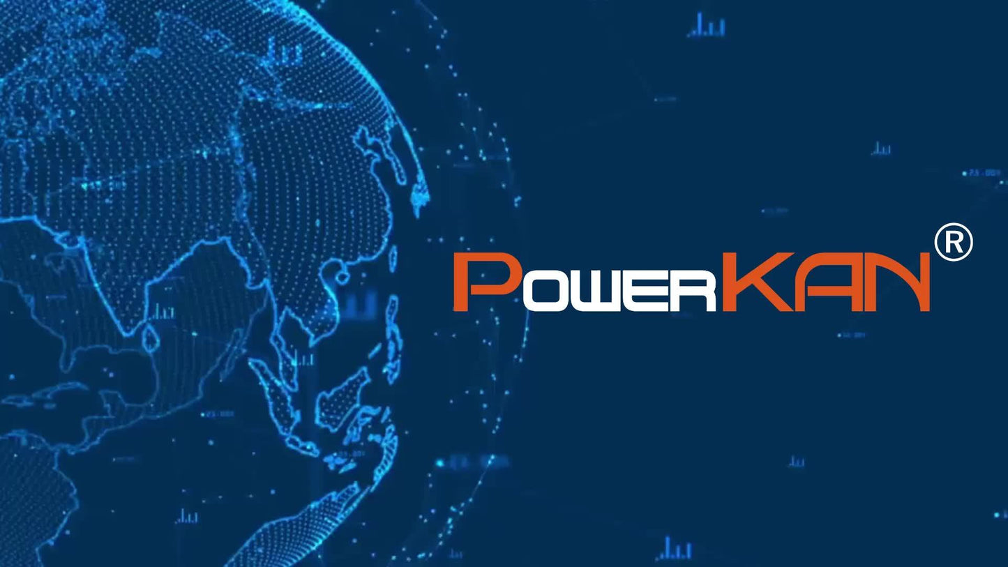 POWERKAN kit (battery + charger), 1.2V NiMH rechargeable AA and AAA batteries + CN8 charger, AA/AAA rechargeable and reusable, suitable for remote controls, alarm clocks, microphones and other household essential electronic d