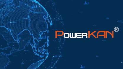 POWERKAN kit (battery + charger), 1.2V NiMH rechargeable AA and AAA batteries + CN8 charger, AA/AAA rechargeable and reusable, suitable for remote controls, alarm clocks, microphones and other household essential electronic d