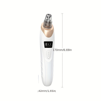 2025 New Facial Pore Vacuum Blackhead Remover, Facial Pore Cleaner - 3 Suction, 5 Probes, USB Rechargeable Facial Cleaning Kit - Adult Facial Electric Cleaning Tool, Birthday Gift, Mother'S Day