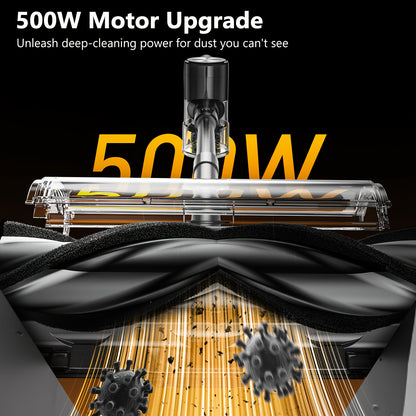 Cordless Vacuum Cleaner, Lightweight Powerful Stick Vacuum Cleaner, 60 Mins Runtime, Self-Standing, Stick Vacuum With Charging Dock Station, Upgraded Green Light&Anti-Tangle FloorBrush, Handheld Vacuum For Pet Hair/Carpet/Flo