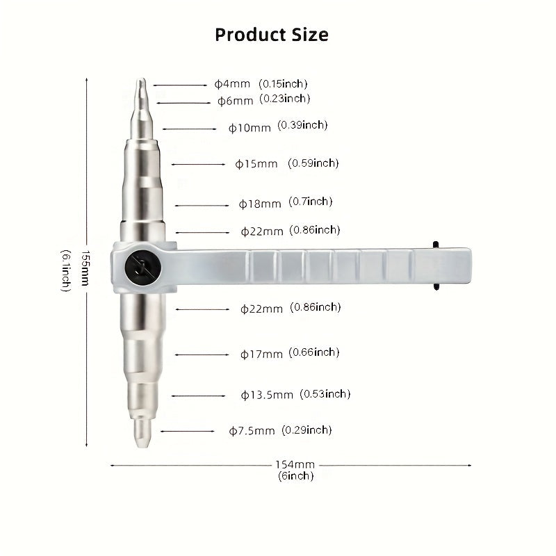 Air Conditioning Tools Repair Tools Manual Expansion Pipe New Copper Tube Expansion Pipe Machine Copper Pipe Manual Expansion Tools Pipe Forging Tools Air Conditioning Installation And Maintenance Repair Copper Tube Expander