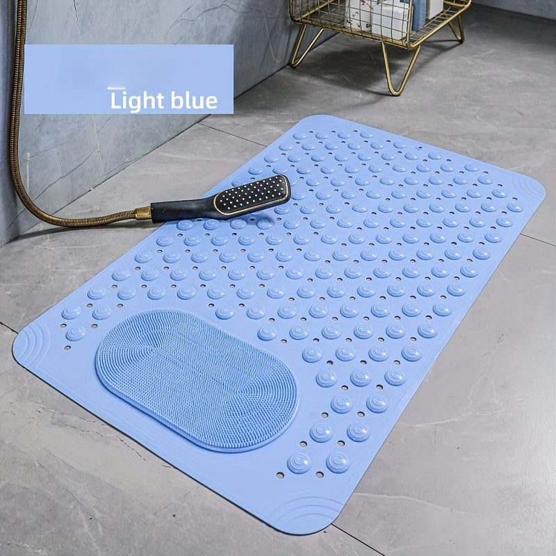Available in 5 colors, bathroom anti-slip massage mat, hotel shower floor mat, toilet mat, shower bath rug, home massage pad