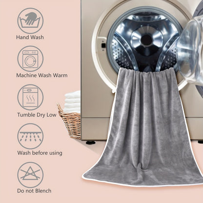 8-Pack Super Soft Coral Bath Towel Set, 2 Bath Towels 68.58 x 139.7 cm, 2 Hand Towels 34.8 x 76.2 cm, 4 Square Towels 34.8 x 34.8 cm, Quick Drying, Quick Absorbent and Lightweight, Outdoor Fitness, Camping Towels Bathroom Tow