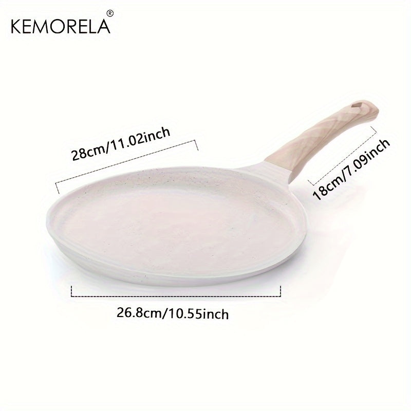 KEMORELA 1pc Medical Stone Crepe Pans, Griddle for Making Tortillas, Quesadillas, Faas, Pancakes, French Toast, for Induction Cooker, Cookware, Kitchen Utensils, Kitchen Gadgets, Kitchen Accessories, Home Kitchen Items