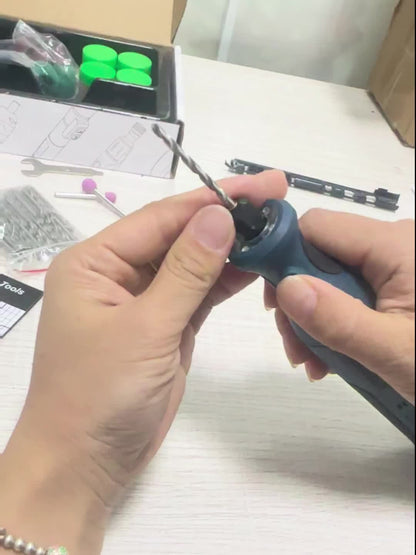 Rechargeable Electric Polishing Machine, 7.4V High Power Grinder, Wireless Rotary Tool with Battery, Adjustable Speed Carving Pen for Wood Carving and Polishing, Perfect Christmas Gift for Friends and Family