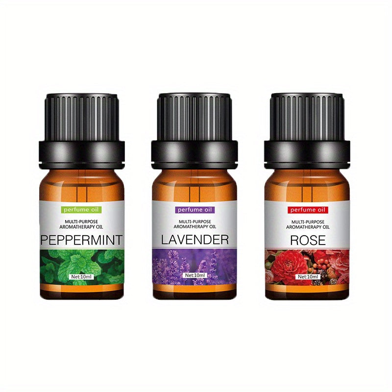 Each - Premium Essential Oil Set for Diffusers, Humidifiers, Candles &amp; Hair Care - Includes Rose, Ocean, Cherry Blossom, Lavender, Jasmine, Sandalwood, Sweet Orange, White Tea, Lemon, Mint, Mini
