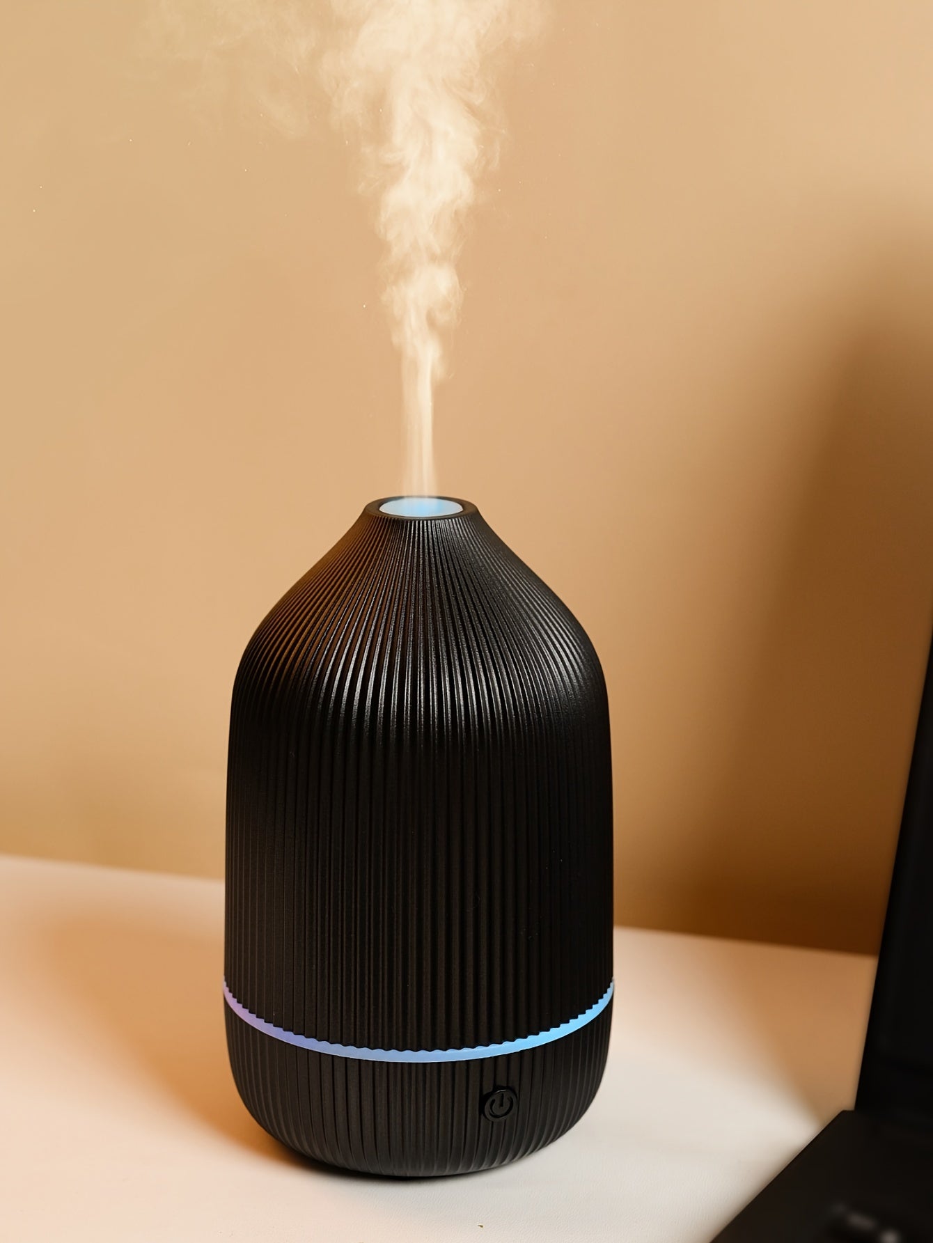 1pc AromaCare USB Powered Cylinder Aroma Diffuser, Air Purifier & Humidifier with Automatic Shut-Off, Waterless Ultrasonic Mist Maker for Enhanced Sleep & Relaxation, Ideal for Home, Office & Travel