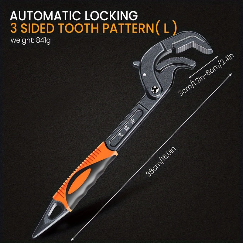 Universal Wrench Multifunctional Opening Wrench Adjustable Ratchet Spanner Hand Repair Tools
