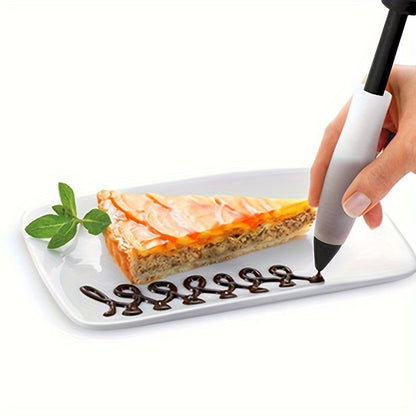 High-Quality Stainless Steel Icing Cream Decorating Kit, 34pcs Cake Decorating Tools Set with 10 Medium Nozzles and 10 Small Nozzles, Including a Graduated Smoothing Scraper, Silicone Writing Pen, Fondant Comb, Cupcake Fillin