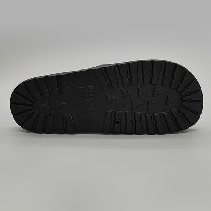 Men'S Fashion Slides, Ellay Brand, Non-Slip Durable Rubber Upper, Comfortable Insole, and Shock-Absorbing PVC Sole
