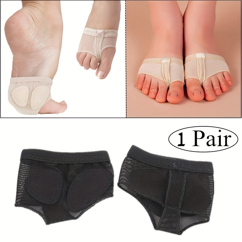 2Pcs Professional Dance Toe Pad Practice Shoes Foot Thong Half Sole Gym Socks Ballet Shoes Pad Woman Foot Care Tools