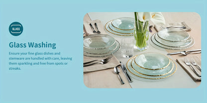 Independent Countertop Dishwasher, 5+1 Wash Programs, Built-in 5L Water Tank, Two Water Supply Modes, With Hot Air Drying And Automatic Ventilation Functions, Suitable For Homes, Apartments, And RVs.