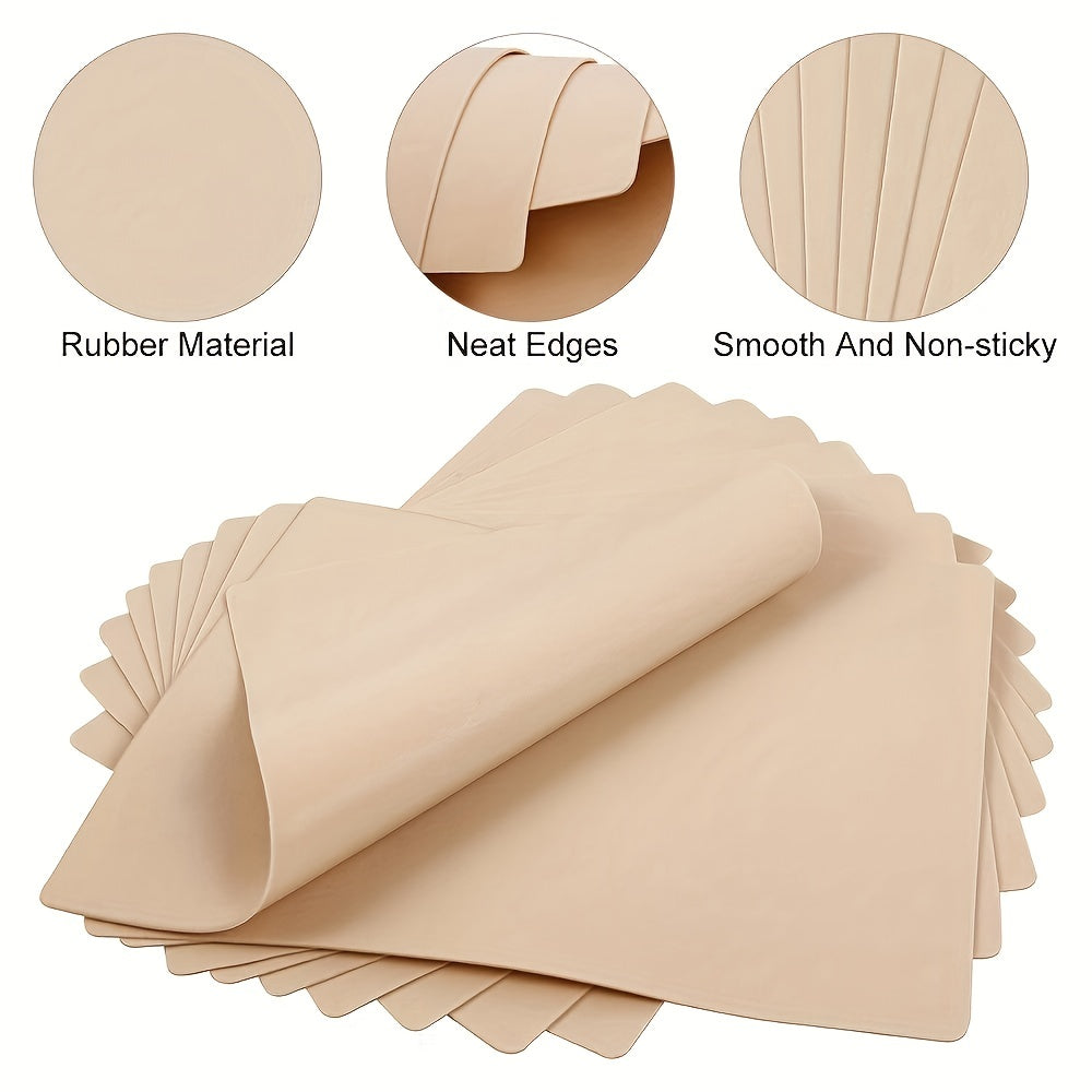 5pcs Blank Tattoo Practice Skin, Double Sides Microblading Practice Skin For Tattoo, Eyebrow, Lips Tattoo Kit Tattoo Supplies For Beginner & Experienced Tattoo Artist