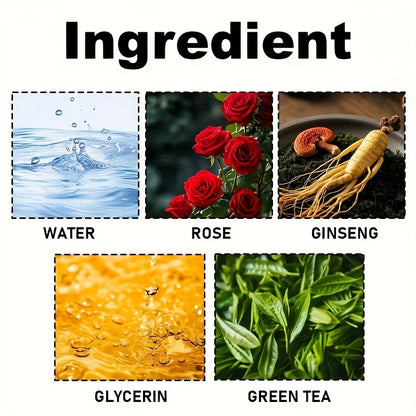 LUCKY MUSN Rose Body Lotion - Long-Lasting Fragrance, Deep Moisturizing & Brightening Formula with Ginseng, Lavender, and Vitamin E - Elegant Floral Design for Face, Neck, Underarms, Body - 70g, Light Beige Care, Elegant Pack