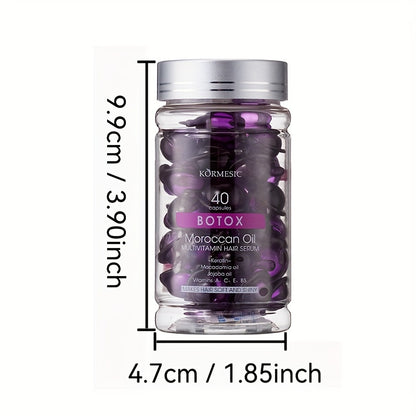 Vitamin Hair Oil, Hair Serum - Vitamin A, C, E, B5 - Women'S And Men'S Hair Care Fragrance Conditioner