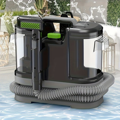 Avehrit 2-in-1 Carpet Cleaner & Vacuum Cleaner - 220-240V, Portable Handheld Design with Ergonomic Handle, Compact & Powerful for Hardwood Floors, Carpet, Sofa, Bedroom - Black, Vacuum Cleaner for Carpet, Sleek Appliance, Eff